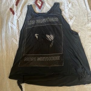All Saints hi low tank top